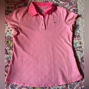 Vineyard Vines Striped Performance Polo
